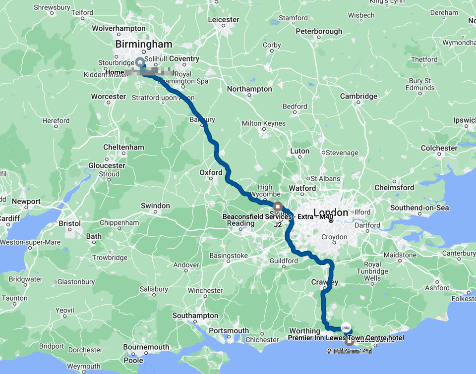 Never doing this again.