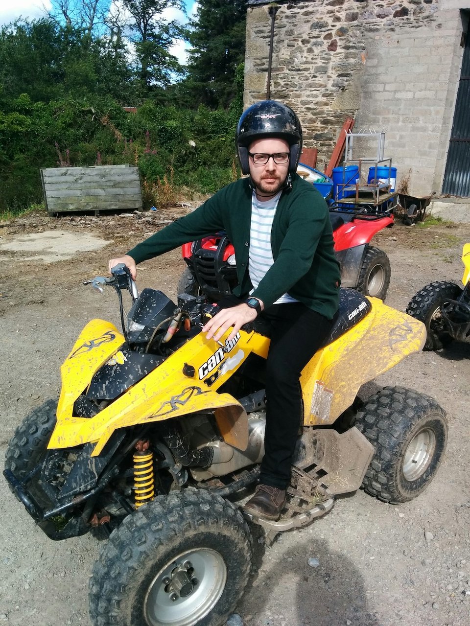 I think I had a messenger bag concealed somewhere here, too.