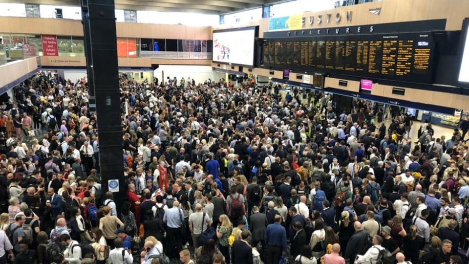 London Euston: abandon hope all ye who enter here