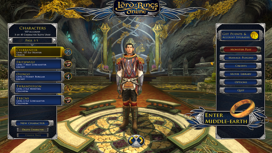 Behold my Elf hunter Celbrandir in all his glory