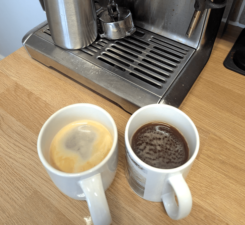 A good coffee, and an under-extracted one