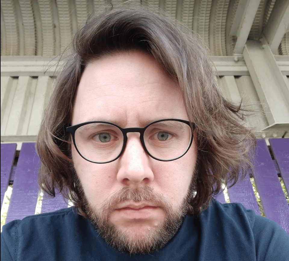 Your humble author in September 2020, when haircuts were briefly impossible